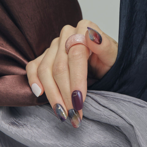 Ohora N Tie-dye Manicure Semi-cured Gel Nail Strips