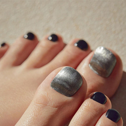 Ohora P Black.hole Pedicure Semi-cured Gel Nail Strips